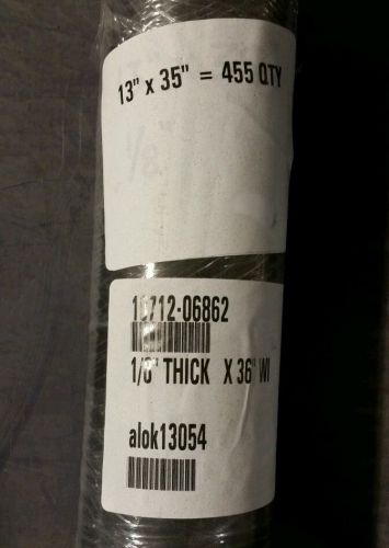 Viton rubber sheet 1/8&#034; thick. 13&#034;x36&#034;