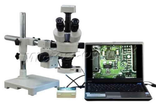 3.5-90X Trinocular Zoom Microscope+3MP Camera LED Light