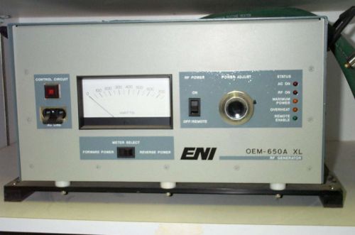 ENI OEM-650A XL.  RF Power Generator, PN: OEM-6A-02