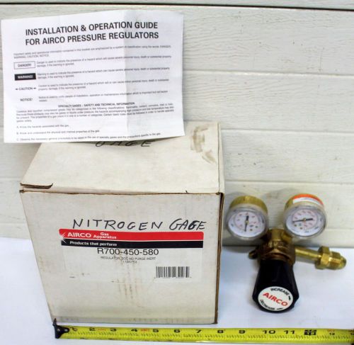Airco Gas Apparatus R700-450-580 Pressure Regulator Gauge
