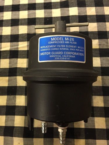 Motor guard m-26 air compressor filter assembly for plasma cutter for sale