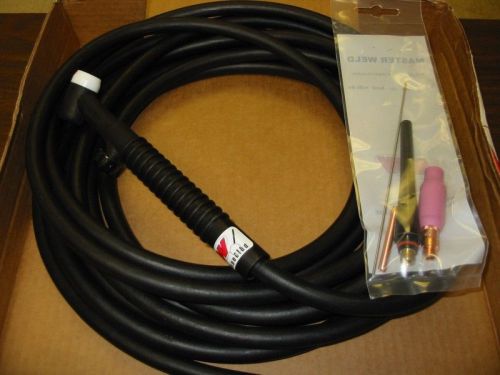 Wp17fv-25r tig torch &#034;tigmaster&#034; air-cooled 150amp for sale