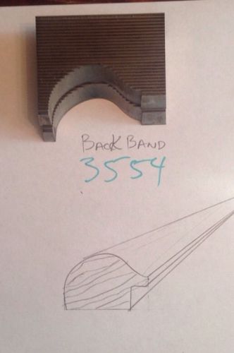 Lot 3554 Back Band Moulding Weinig / WKW Corrugated Knives Shaper Moulder