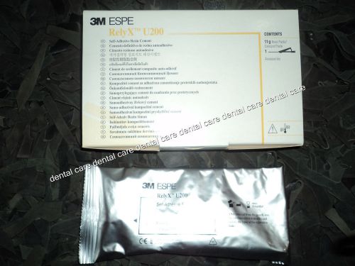 Pack of 2x 3M ESPE RelyX U200 Clicker 11 Gram Resin Cement Dental