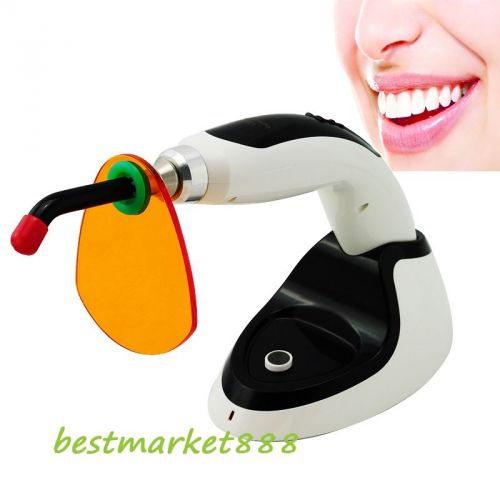 Sale teeth whitening wireless cordless led dental curing light lamp1400mw &amp;black for sale