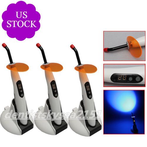 3X Dental Wireless Cordless LED Light Curing Unit Curing Light Lamp LED.B SEASKY