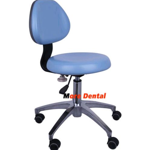 Dental medical office dr&#039;s stools doctors stools adjustable mobile chair pu blue for sale