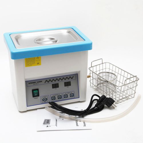 Dental handpiece ultrasonic cleaner digital cleaning lab 5l us shipping qixi01 for sale