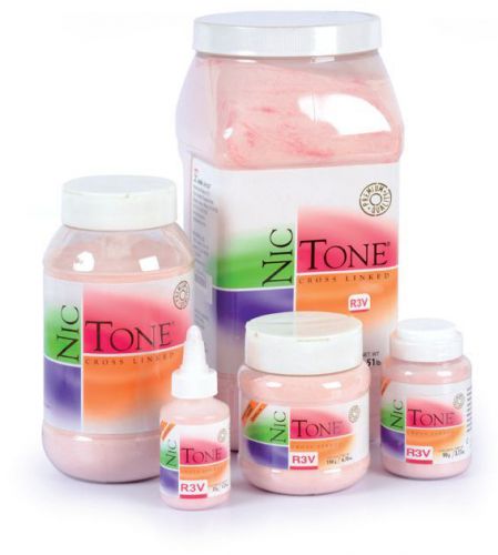 Nic Tone Cold Cure Fine Powder, 1LB Bottle, Denture Acrylic Powder