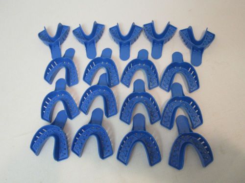 LOT (47) Dental Supply Impression Trays 17 - #2, 10 - #1, 10 - #3, 10 - #5
