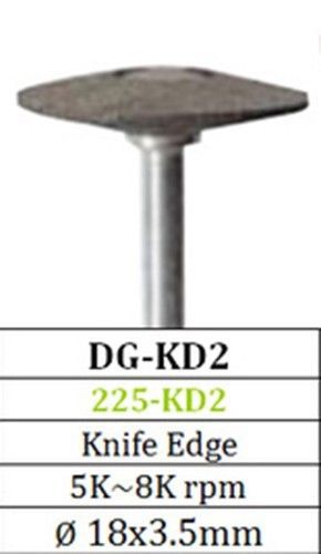 Diamond Grinding Knife Edge Coarse  18mm x 3.5mm  Dental Lab