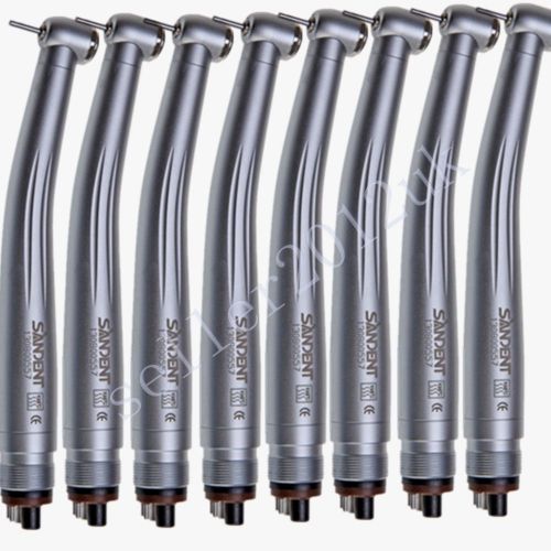 8 pcs nsk style dental fast high speed handpiece 4 hole push button stnabm for sale