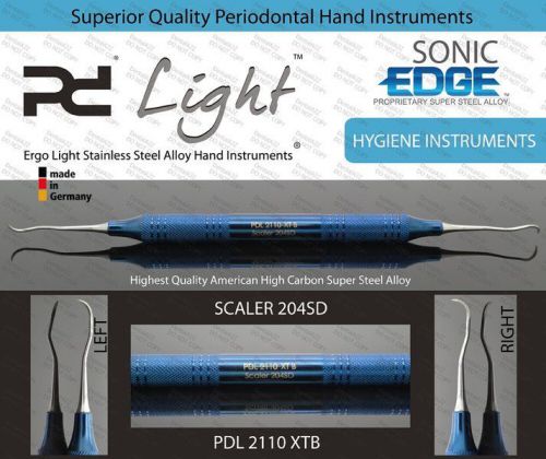 Scaler sickle 204sd, ergolight steel alloy dental perio instrument for sale