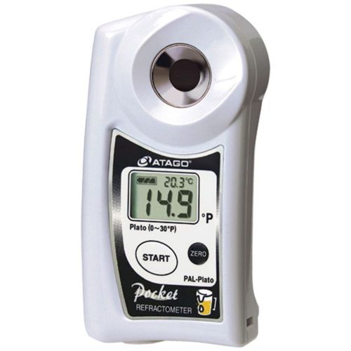 Atago PAL-Plato Pocket Refractometer Digital 0-30%Brix Beer Measurement JapanF/S