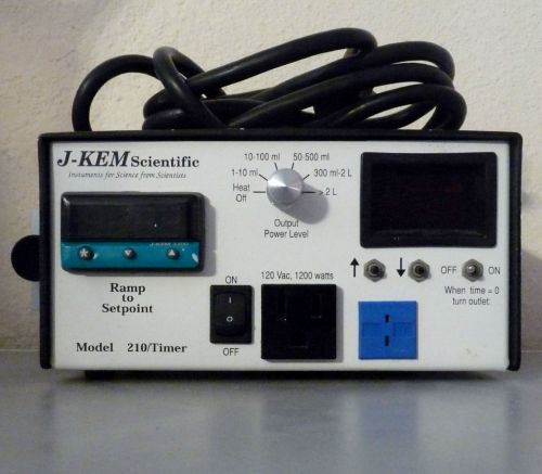 J-KEM 210/TIMER MODEL 210 COMPACT RESEARCH GRADE TEMPERATURE CONTROLLER