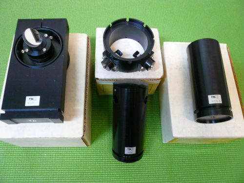 Lot of 4 TSI LASER TEST COMPONENTS - Beam Stop, Attenuator, Mirror