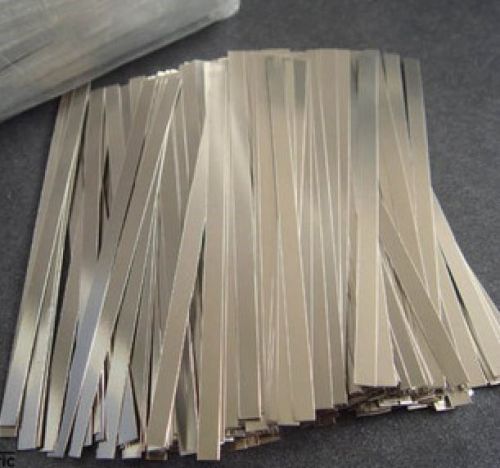 10pcs Pure 99.96% Low Resistance Nickel Ni Metal Strap Sheet 0.1*4*100 mm