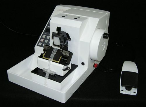 MICROM MODEL HM 355 MOTORIZED, PROGRAMMABLE MICROTOME - FULLY RECONDITIONED