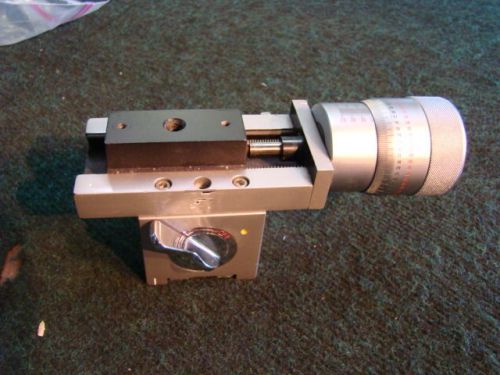 Gaertner Translation Precision Stage w/ Magnetic Mount &amp; Large 0-25mm Micrometer