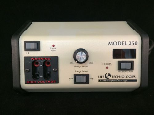 BRL Life Technologies Model 250 Electrophoresis Power Supply