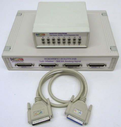Scientific solutions labmaster sm64 analog input and dc16 expansion unit for sale