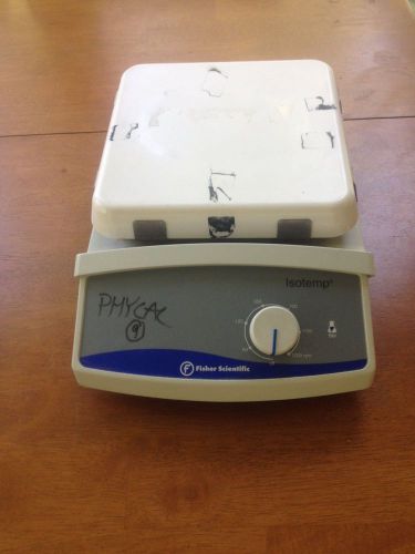 FISHER SCIENTIFIC ISOTEMP STIRRER CAT # 11-100-49S top is 7&#034;x7&#034;