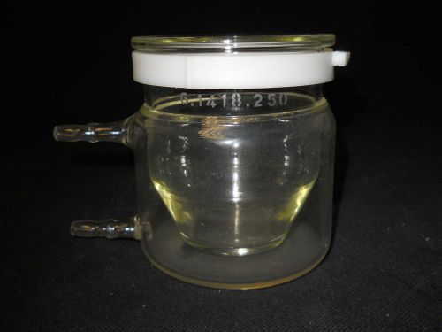 Metrohm glass 50-150ml titration vessel w/ thermostat jacket, 6.1418.250 for sale