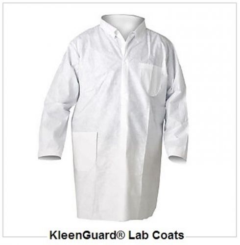 A20 KleenGuard 10039 White Lab Coat XL - 25-Pack