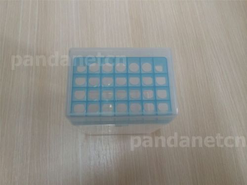 2*new 5ml microliter pipette pipettor tips rack holder box case 28 holes for lab for sale