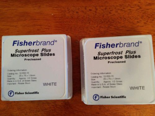 Fisherbrand Superfrost Plus Microscope Slides - Precleaned
