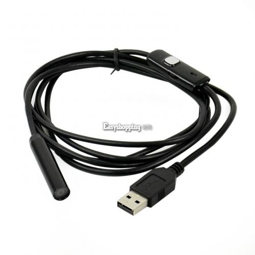 Hot USB Waterproof Borescope Endoscope Inspection Snake Tube Camera 2M ES9P