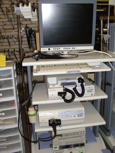 Olympus exera ii cv-180 bronchoscope bf p160 system tower  didage sales co for sale