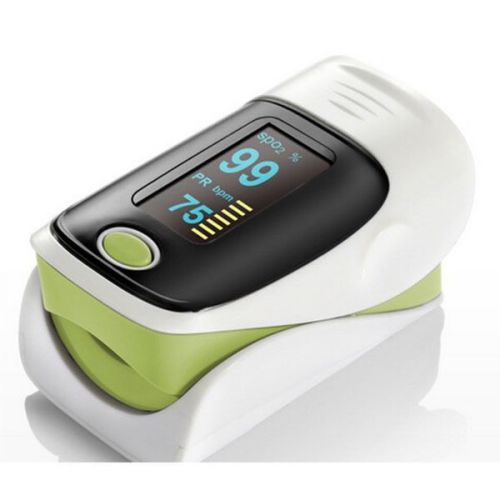 New OLED Fingertip Pulse BPM Monitor Oximeter Oxygen Oxymeter SPO2 PR Green