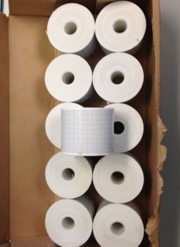 50MM Thermal Printer Paper with Grid - Burdick - Pack of 10