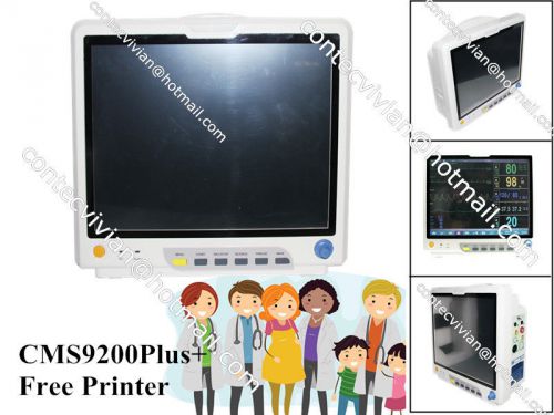 Factory direct sale multiparameter patient monitor big touch screen free printer for sale