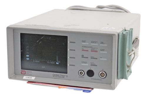 Abbott OXIMETRIX-3 SO2/CO Computer Patient Monitor Cardiac Output Critical Care