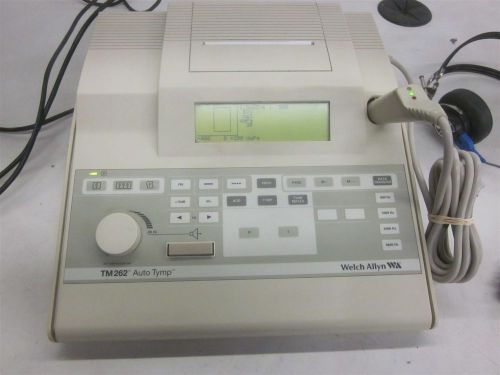 Welch allyn tm262 tm 262 auto tymp tympanometer audiometer version 4 for sale