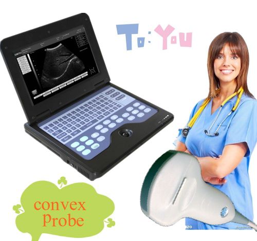 Factory --new portable laptop machine ultrasound scanner 3.5 convex, 2y warranty for sale