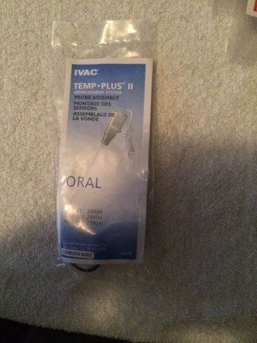 IVAC Temp PLUS II Oral Probe Assembly 2880A - NEW
