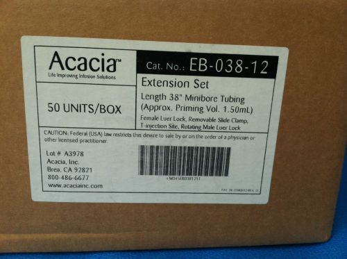 Acacia extension set eb-098-12 quantity:49 for sale