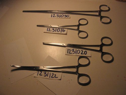 ROCHESTER PEAN FORCEP SET OF 4 (1231016,1231030,1231020,1231122)