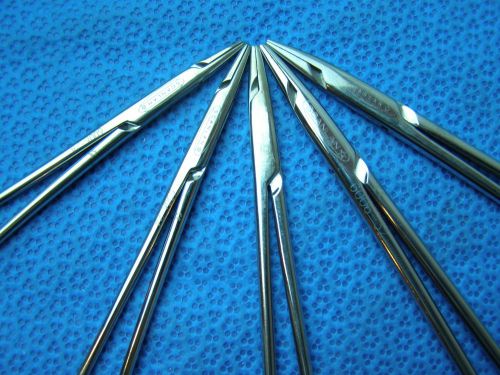 SCANLAN Micro  N/Holders 5.75&#034;,6.5&#034;,7.5&#034;,9&#034; Dimond Dust Jaw Surgical Instruments