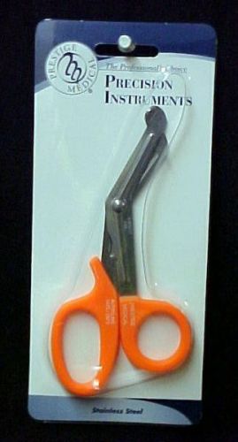 Scissors Utility Shears Medical EMT EMS 5.5 Orange Handles Prestige Medical New