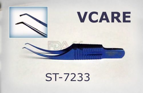 Barraquer Suture Tying &amp; Corneal Forceps &#034;Colibri&#034; 0.12 mm Teeth Titani FDA &amp; CE