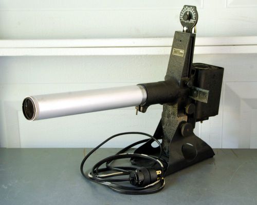 Vintage american optical project-o-chart 1215 w/cohen slide + working lamp for sale