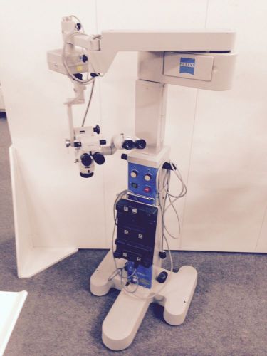 CARL ZEISS OPMI MD  SURGICAL MICROSCOPE W  XY ON S-22 STAND