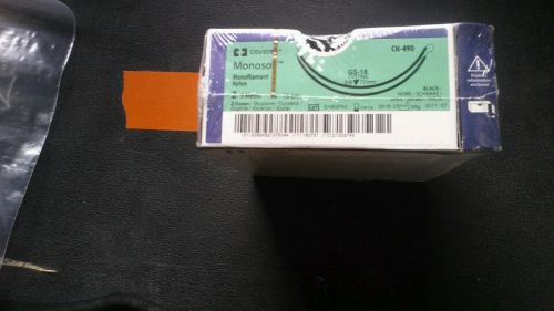 Box of Covidien 2 (5 metric) Monosof Monofilament Nylon suture (24 sutures)