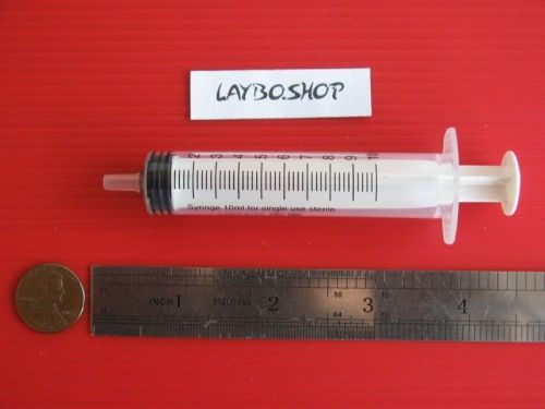 100 units syringes 10ml single sterile without needle luer slip cc paramedic lot