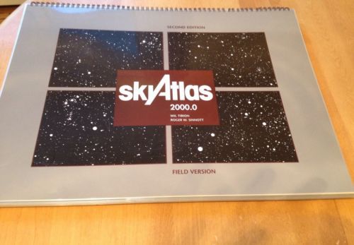 Sky Atlas 2000.0 18X13 Laminated 2Nd Edition Field Version Chart Book