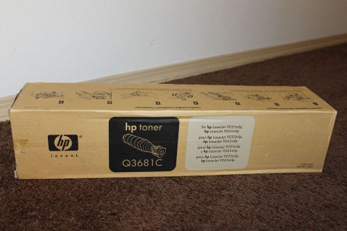 HP Q3681C Black Toner LaserJet 9055mfp 9065mfp Genuine New Sealed Box